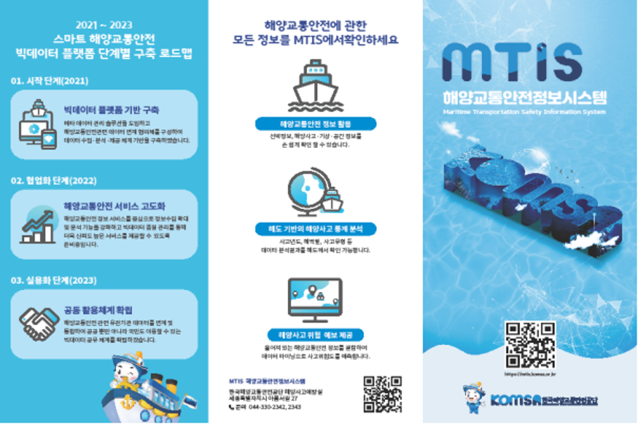 한국해양교통안전공단(KOMSA), 해양교통안전정보시스템(MTIS) 운영 이미지