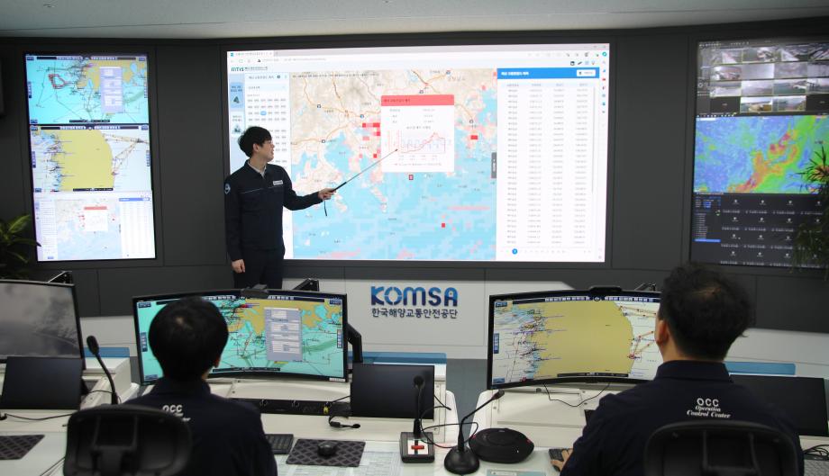 한국해양교통안전공단(KOMSA), 국내 최초 바닷길 혼잡도 예측 분석모델 개발 이미지